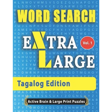 WORD SEARCH Extra Large - Tagalog Edition - Paperback
