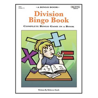Division Bingo Book: Complete Bingo Game In A Book - Paperback