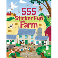 555 Sticker Fun - Farm - Paperback