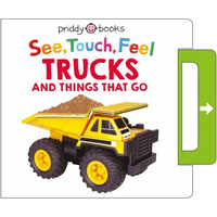 See, Touch, Feel: Trucks and Things That Go: A Noisy Pull-Tab Book - Board Book