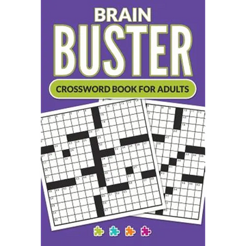 Brain Buster - Crossword Book for Adults - Paperback