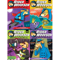 The Rider Woofson Collected Set: The Case of the Missing Tiger's Eye; Something Smells Fishy; Undercover in the Bow-Wow Club; Ghosts and Goblins and N - Boxed Set