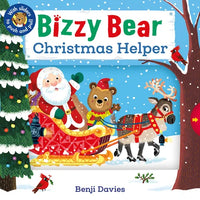 Bizzy Bear: Christmas Helper: (Interactive Holiday Board Book for Toddlers - With Sturdy Tabs and Slides to Push and Pull) - Board Book