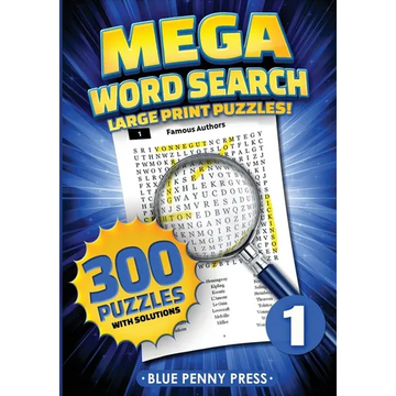 MEGA Word Search (Volume 1): 300 Simple to Challenging LARGE PRINT Puzzles - Paperback