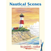 Nautical Scenes to Paint or Color - Paperback