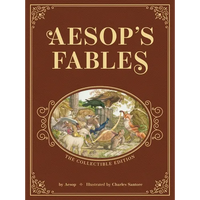 Aesop's Fables: The Collectible Leather Edition: The Classic Edition by Acclaimed Illustrator, Charles Santore - Imitation Leather