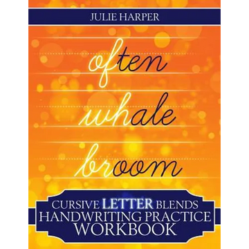 Cursive Letter Blends Handwriting Practice Workbook: Learn to Handwrite - Paperback