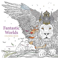 Fantastic Worlds Coloring Book - Paperback