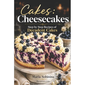 Cakes: Cheesecakes- Step by Step Recipes of Decadent Cakes - Paperback