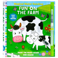 Magical Water Painting: Fun on the Farm: (Art Activity Book, Books for Family Travel, Kids' Coloring Books, Magic Color and Fade) - Paperback