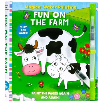 Magical Water Painting: Fun on the Farm: (Art Activity Book, Books for Family Travel, Kids' Coloring Books, Magic Color and Fade) - Paperback