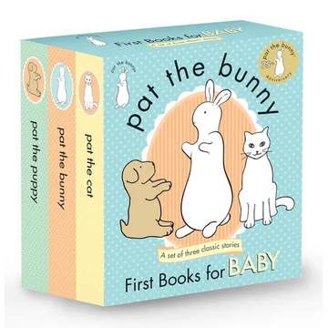 Pat the Bunny: First Books for Baby Boxed Set: Pat the Bunny; Pat the Puppy; Pat the Cat (3-Book Boxed Set) - Paperback