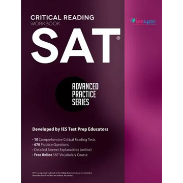SAT Critical Reading Workbook - Paperback