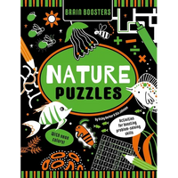 Brain Boosters Nature Puzzles (with Neon Colors) Learning Activity Book for Kids: Activities for Boosting Problem-Solving Skills - Paperback