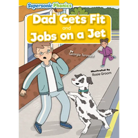 Dad Gets Fit: And, Jobs on a Jet - Library Binding