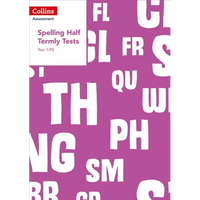 Year 1/P2 Spelling Half Termly Tests - Paperback