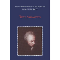 Opus Postumum - Paperback