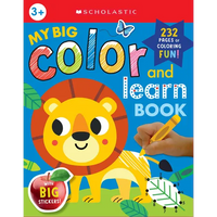 My Big Color & Learn Book: Scholastic Early Learners (Coloring Book) - Paperback