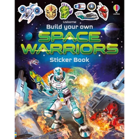 Build Your Own Space Warriors Sticker Book - Paperback