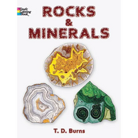 Rocks and Minerals Coloring Book - Paperback