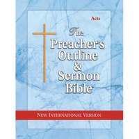 Preacher's Outline & Sermon Bible-NIV-Acts - Paperback