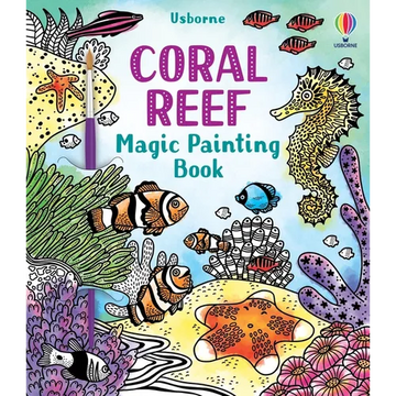 Coral Reef Magic Painting Book - Paperback