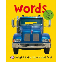 Bright Baby Touch & Feel Words - Board Book