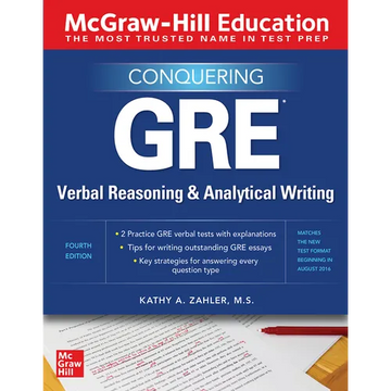 McGraw-Hill Education Conquering GRE Verbal Reasoning and Analytical Writing, Second Edition - Paperback