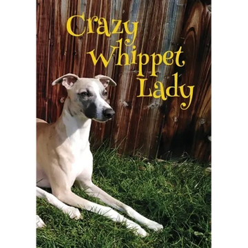 Crazy Whippet Lady Notebook - Paperback
