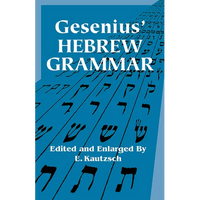 Gesenius' Hebrew Grammar - Paperback