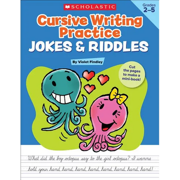 Cursive Writing Practice: Jokes & Riddles - Paperback