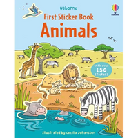 First Sticker Book Animals - Paperback