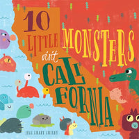 10 Little Monsters Visit California, Second Edition - Hardcover