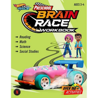 Hot Wheels Brain Race Preschool Workbook - Paperback