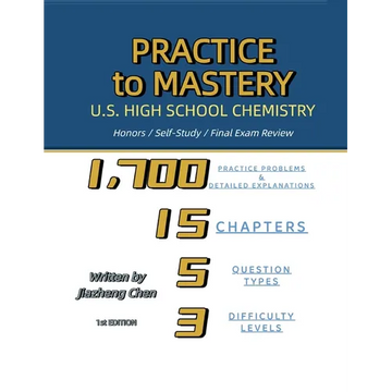 Practice to Mastery: U.S. High School Chemistry - Paperback
