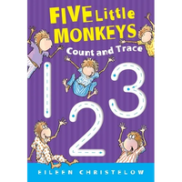 Five Little Monkeys Count and Trace - Board Book