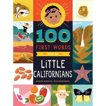 100 First Words for Little Californians - Board Book