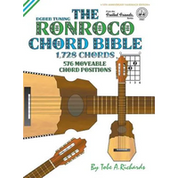 The Ronroco Chord Bible: DGBEB Tuning 1,728 Chords - Hardcover