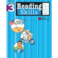 Reading Skills: Grade 3 (Flash Kids Harcourt Family Learning) - Paperback