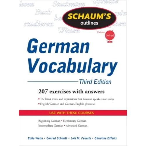 Schaum's Outline of German Vocabulary, 3ed