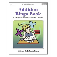 Addition Bingo Book: Complete Bingo Game In A Book - Paperback