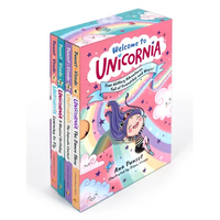 Welcome to Unicornia: Four Glittery Adventures Full of Friendship and Magic!: (Box Set of Early Chapter Readers about Unicorns) - Paperback