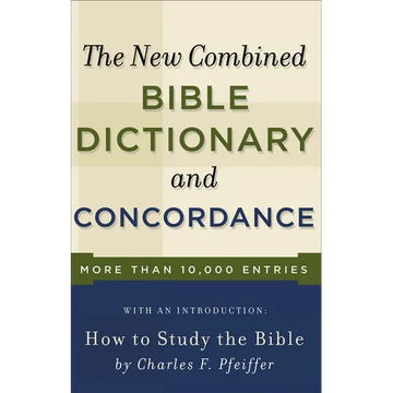 New Combined Bible Dictionary and Concordance - Paperback