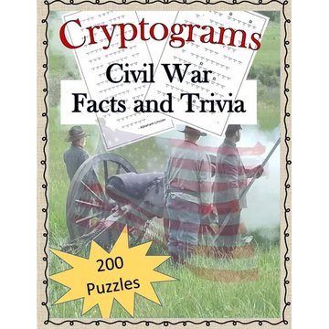 Cryptograms - Civil War Facts and Trivia - Paperback