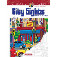 Creative Haven City Sights Color by Number - Paperback