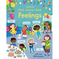 First Sticker Book Feelings - Paperback