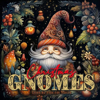 Christmas Gnomes Coloring Book for Adults: Winter Gnomes Coloring Book Grayscale Christmas Coloring Book for Adults 60 p - Paperback