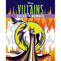 Disney Villains Color-By-Number - Paperback