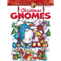 Creative Haven Christmas Gnomes Coloring Book - Paperback