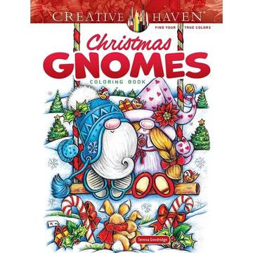 Creative Haven Christmas Gnomes Coloring Book - Paperback